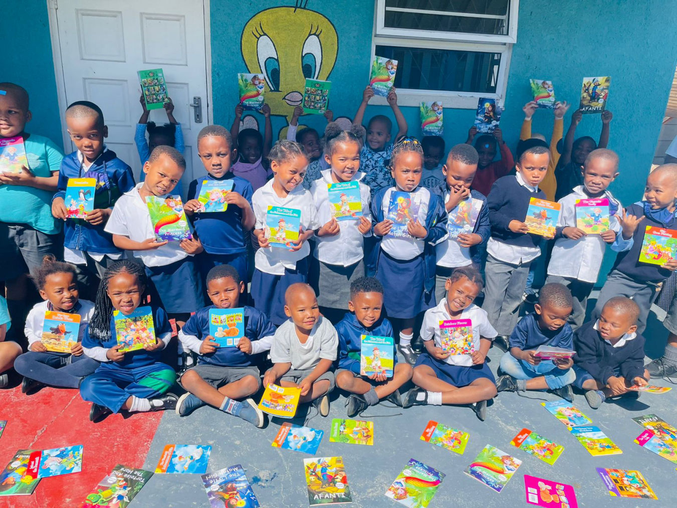 Children participating in a learning activity